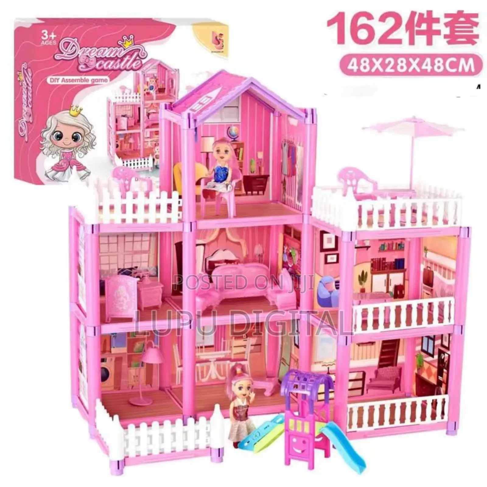 Agirls Dream Castle*
*Kids Doll House*
162 Pc's
Age 3+