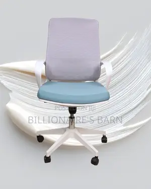 White Ergonomic Mesh Office Chair | Pro-Grade Padded Armrests
