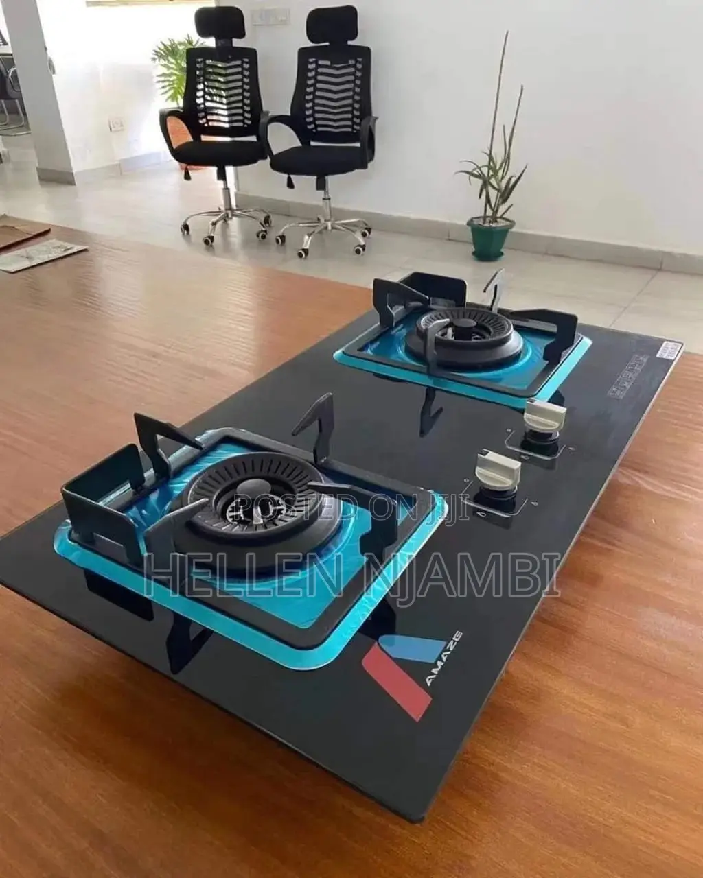 Amaze Inbuilt Glass Table Top Cooker