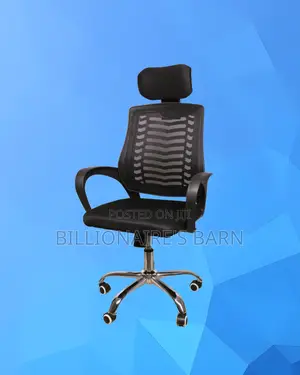 Pro-Grade Secretarial Mesh Chair | Padded Armrests