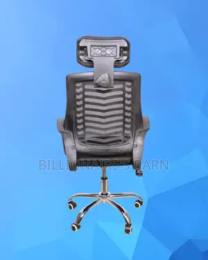 Pro-Grade Secretarial Mesh Chair | Padded Armrests