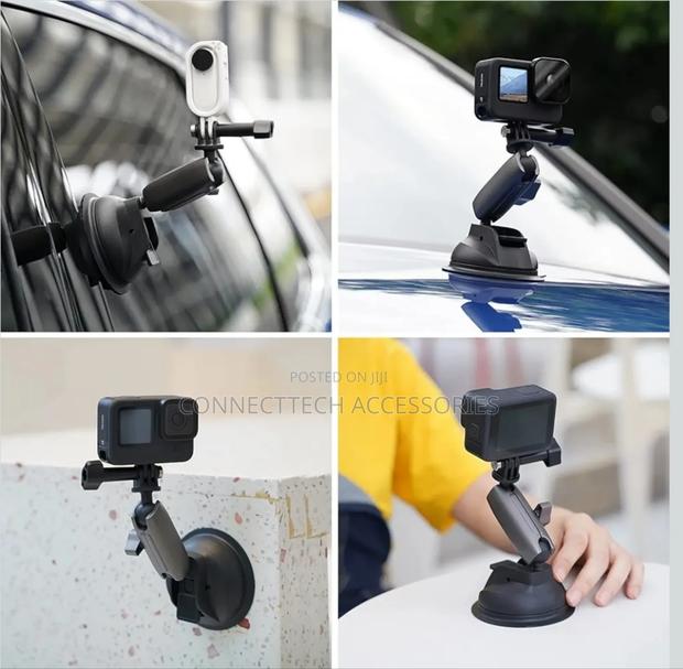 Telesin Camera Suction Cup Bracket Car Mount - thumbnail 2