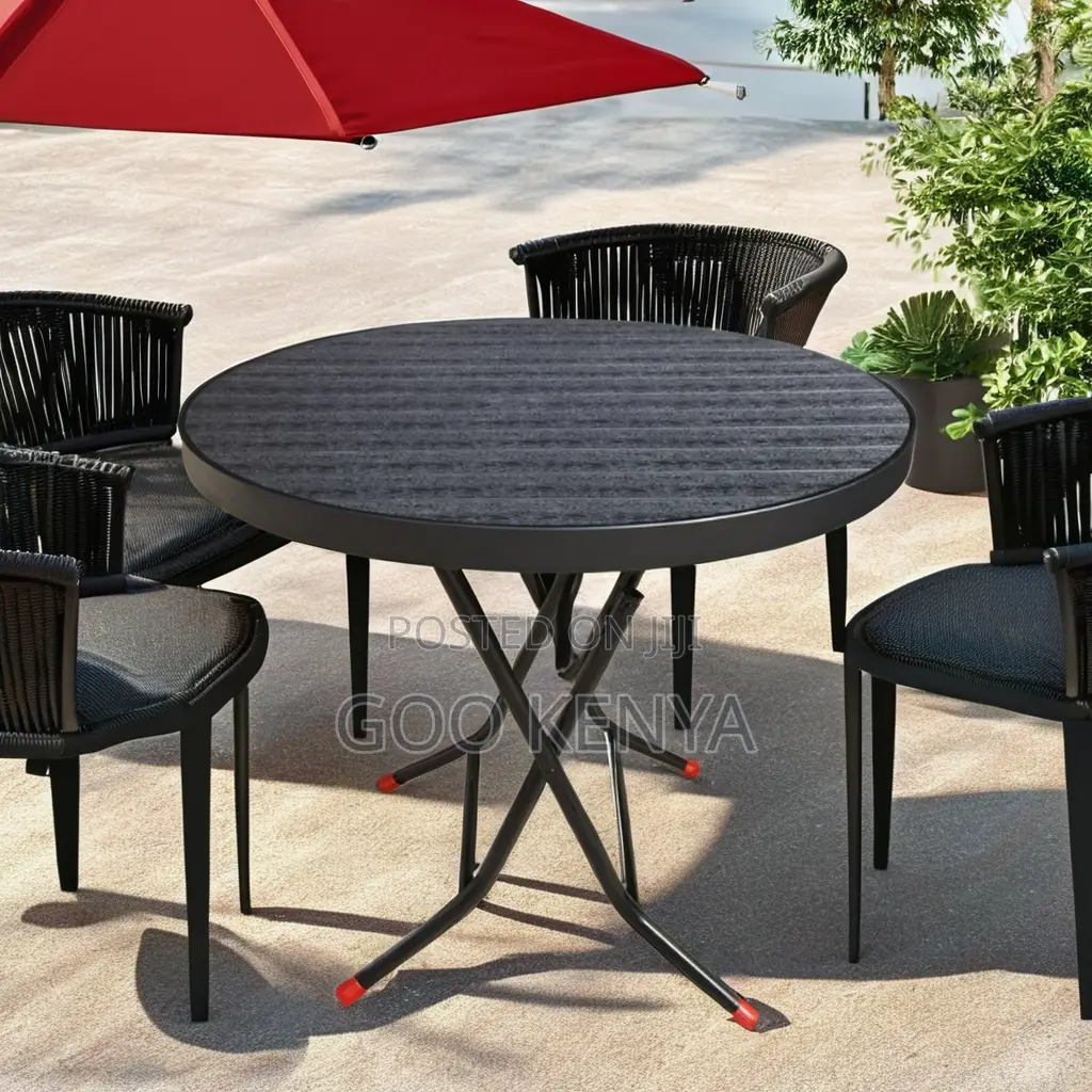 Coffee Table; Modern Folding Black Coffee Table With a Glass Top