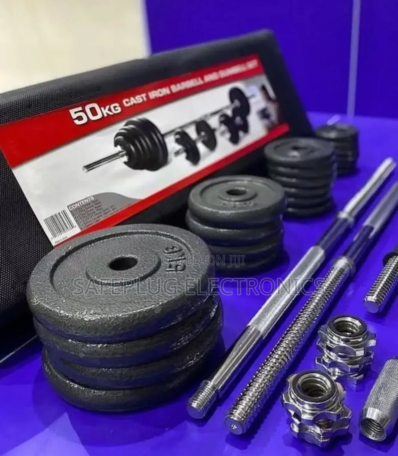 Dumbbell Set 50kg With Case