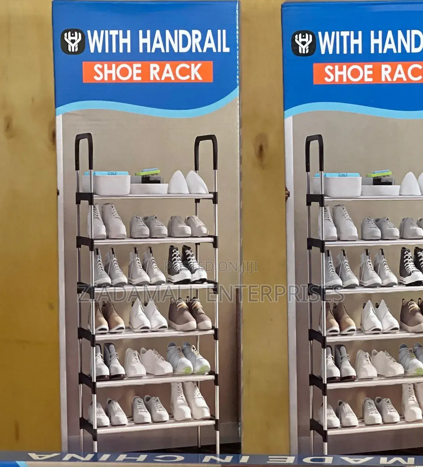 Premium 8-Layer Adjustable Shoe Rack – Organized Elegance for Every Sp