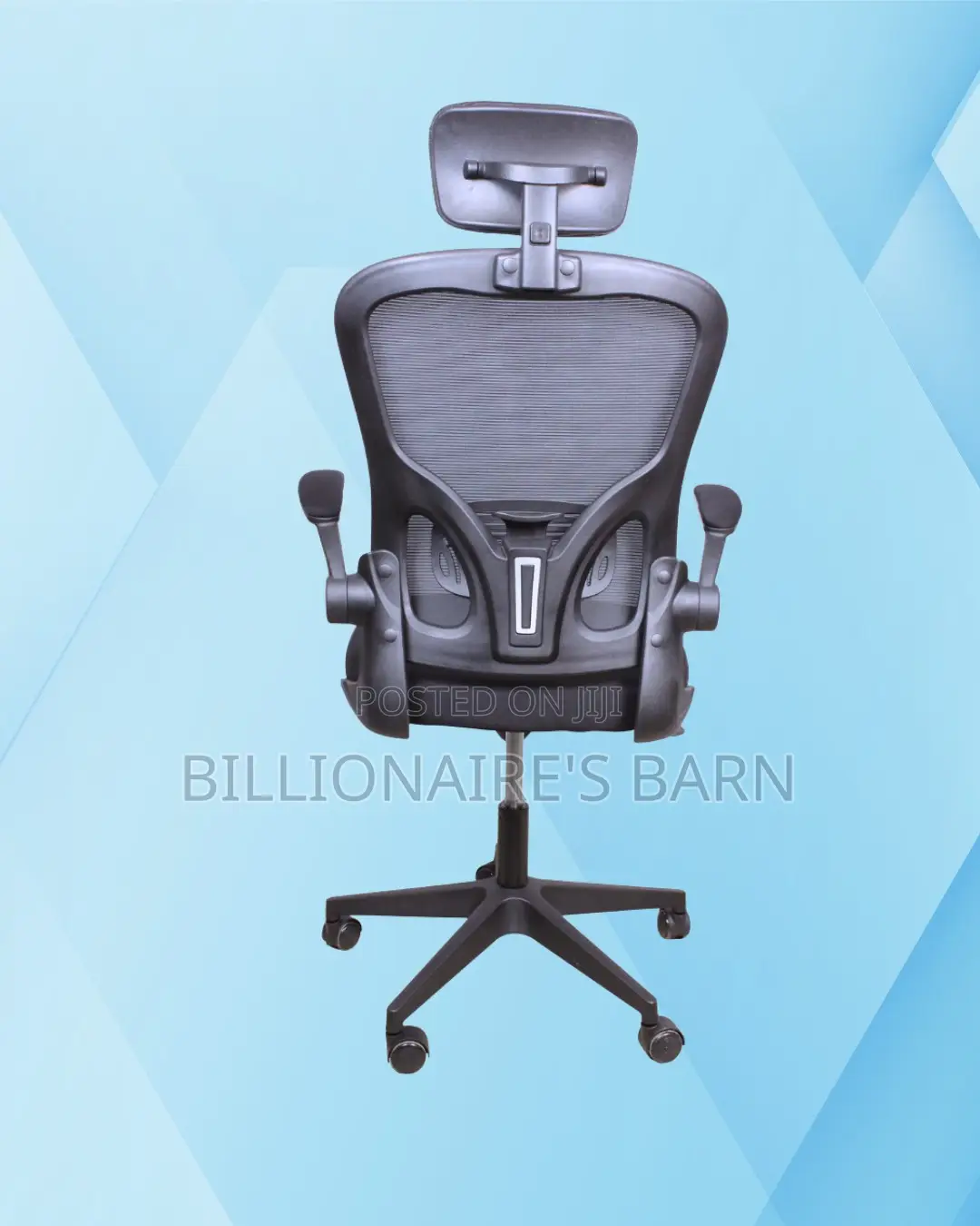Grey Ergonomic Office Chair | Ergonomic Nylon Castors