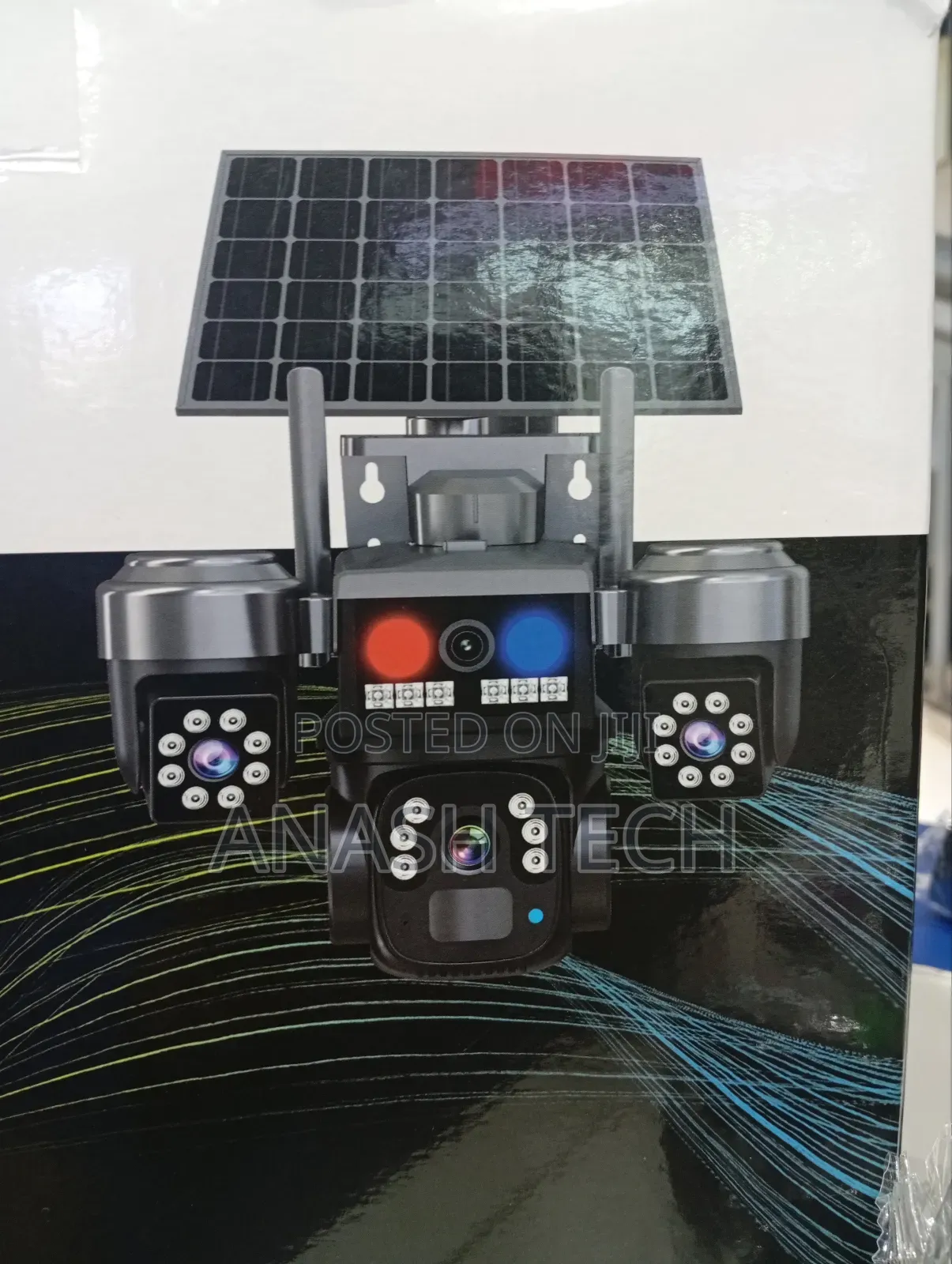 Solar Camera Triple Lens 4g Solar V380 6mp With Focus