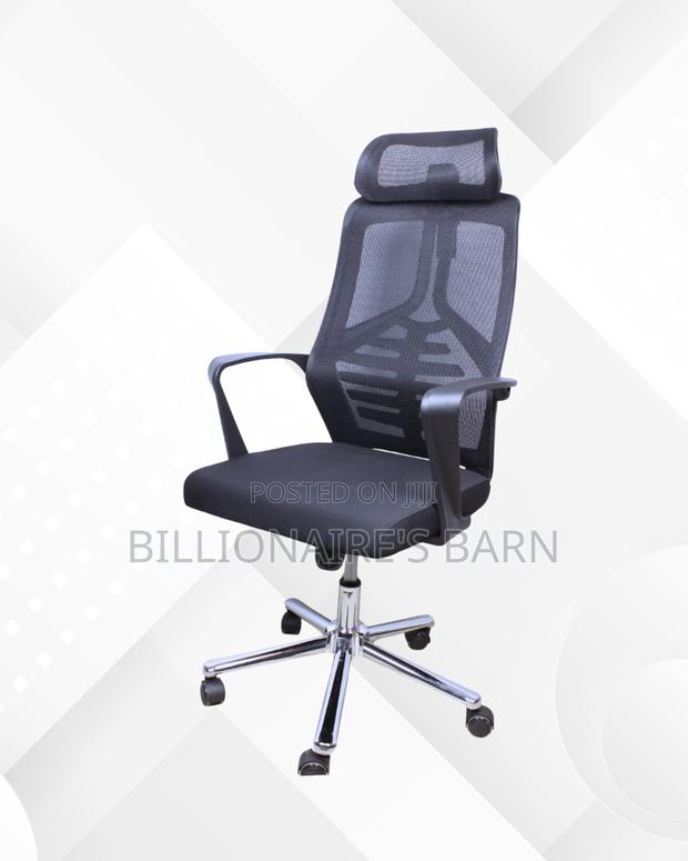 Breathable High Back Mesh Office Chair — Boosts Posture Focus - thumbnail 2