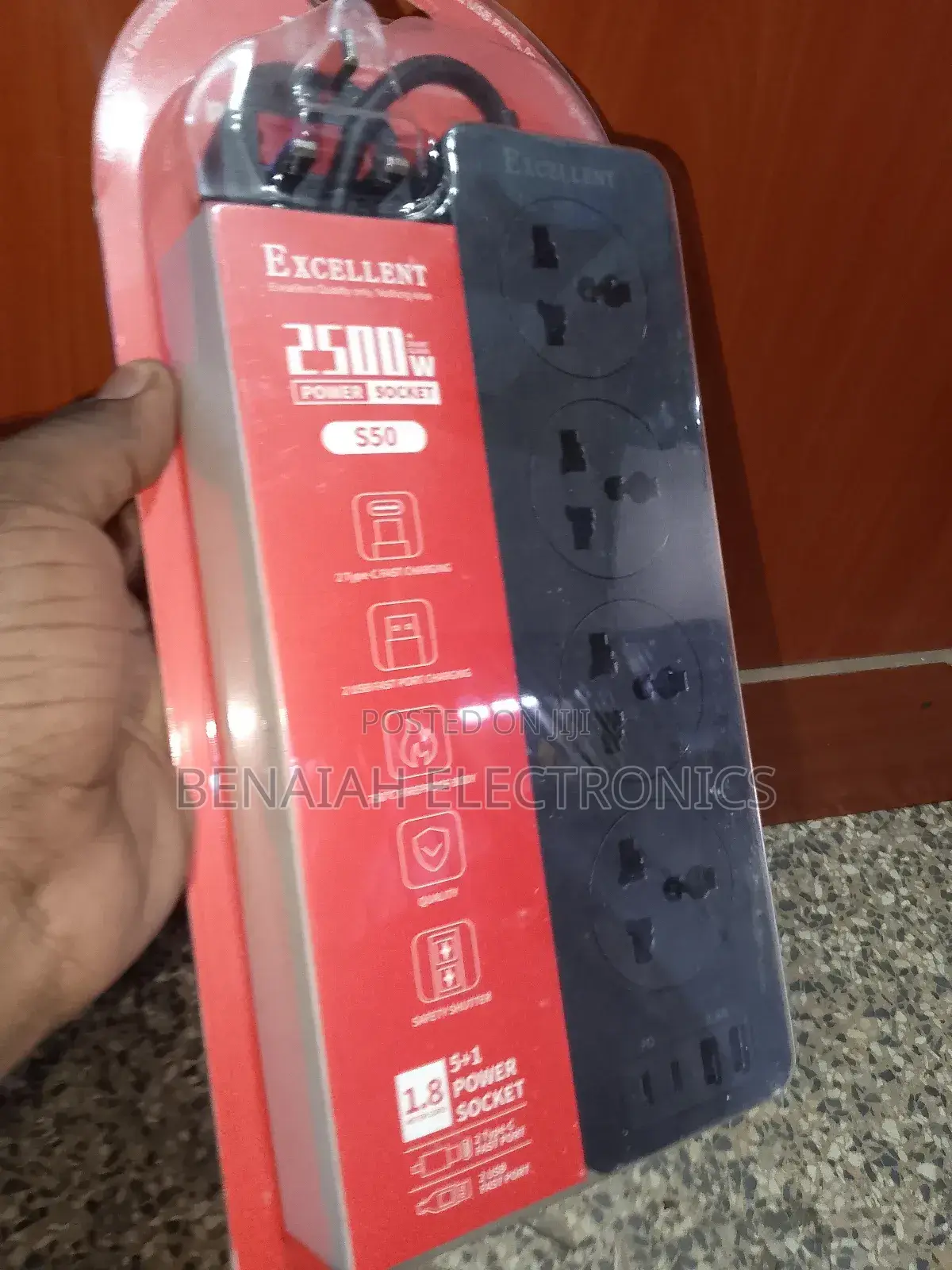 Excellent Extension Cable4 Way Usb Port Type Surge Protector