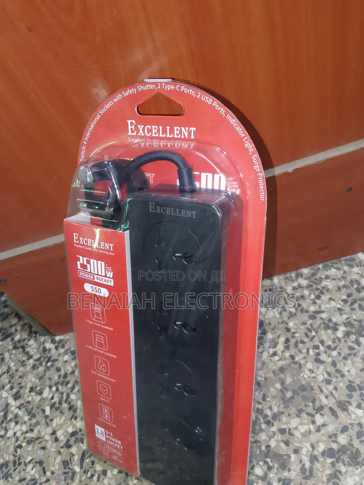 Excellent Extension Cable4 Way Usb Port Type Surge Protector