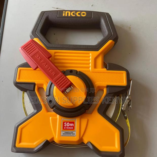 Ingco Fiberglass Measuring Tapes 50metres Fibre Glass Tape Measure 50m - thumbnail 3