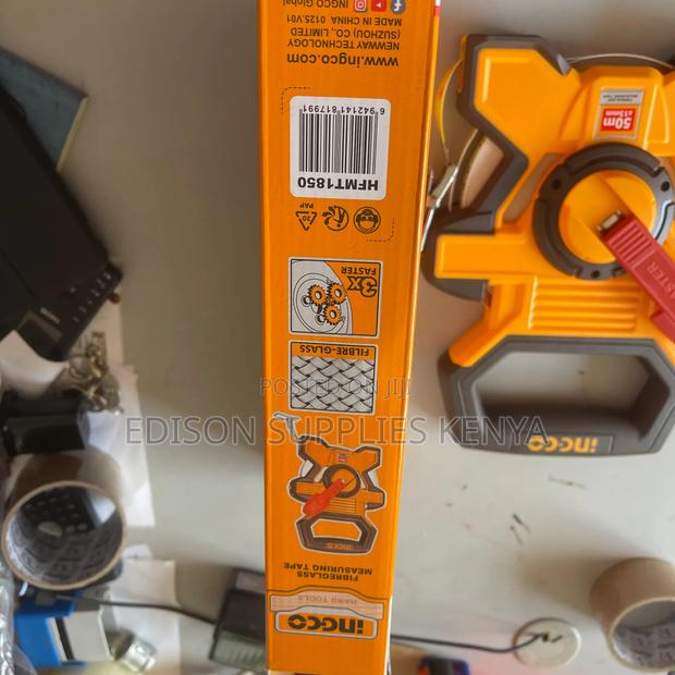Ingco Fiberglass Measuring Tapes 50metres Fibre Glass Tape Measure 50m - thumbnail 6