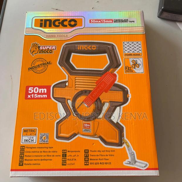Ingco Fiberglass Measuring Tapes 50metres Fibre Glass Tape Measure 50m - thumbnail 7