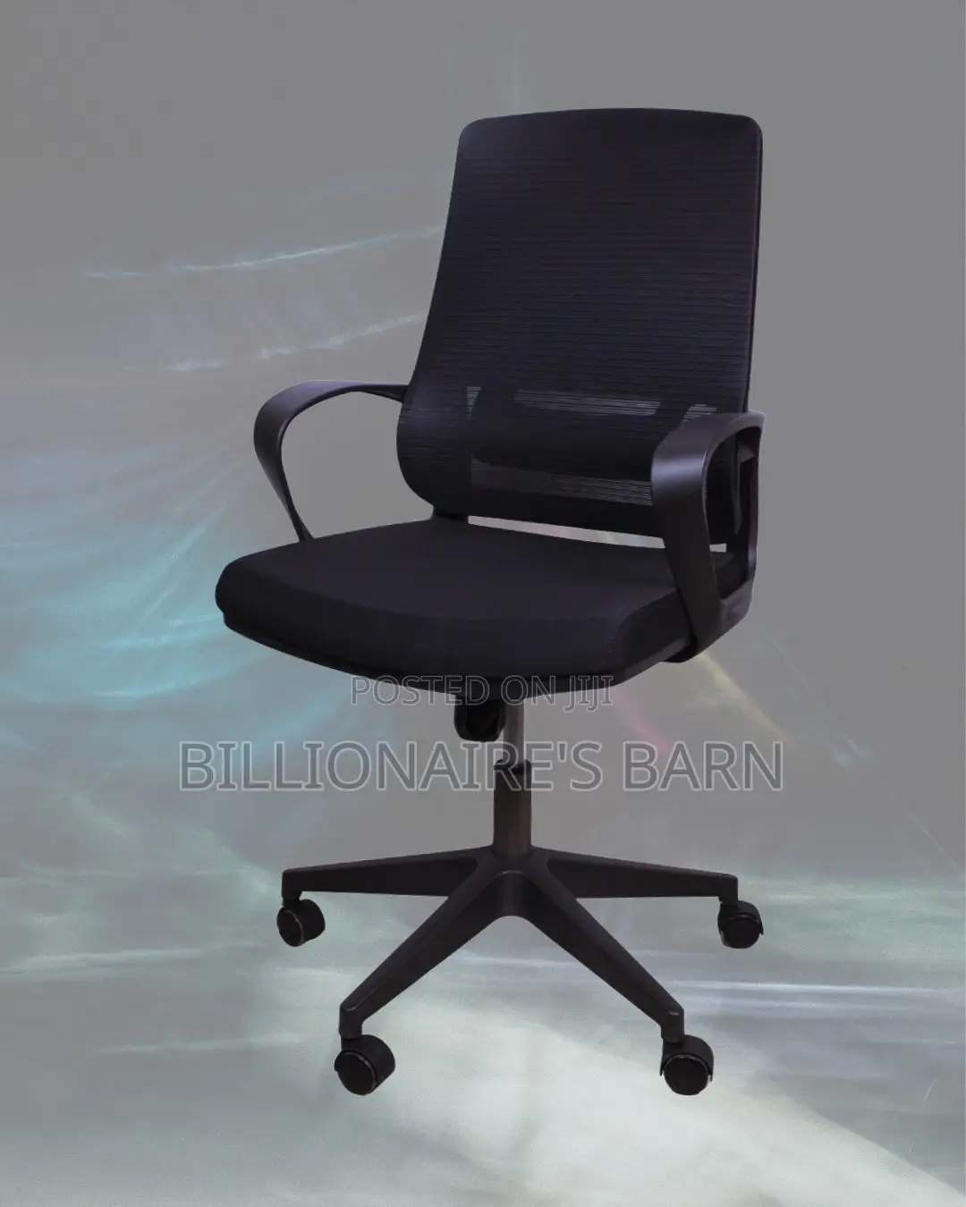 Black Ergonomic Mesh Office Chair | High-Back Mesh Backrest