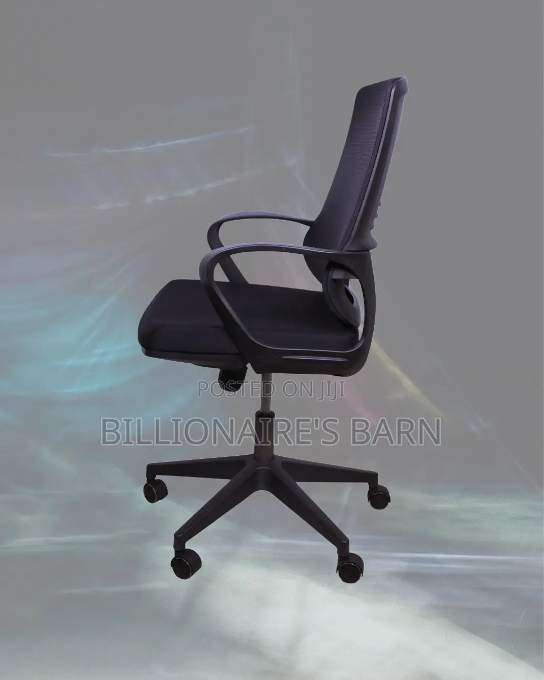 Black Ergonomic Mesh Office Chair | High-Back Mesh Backrest