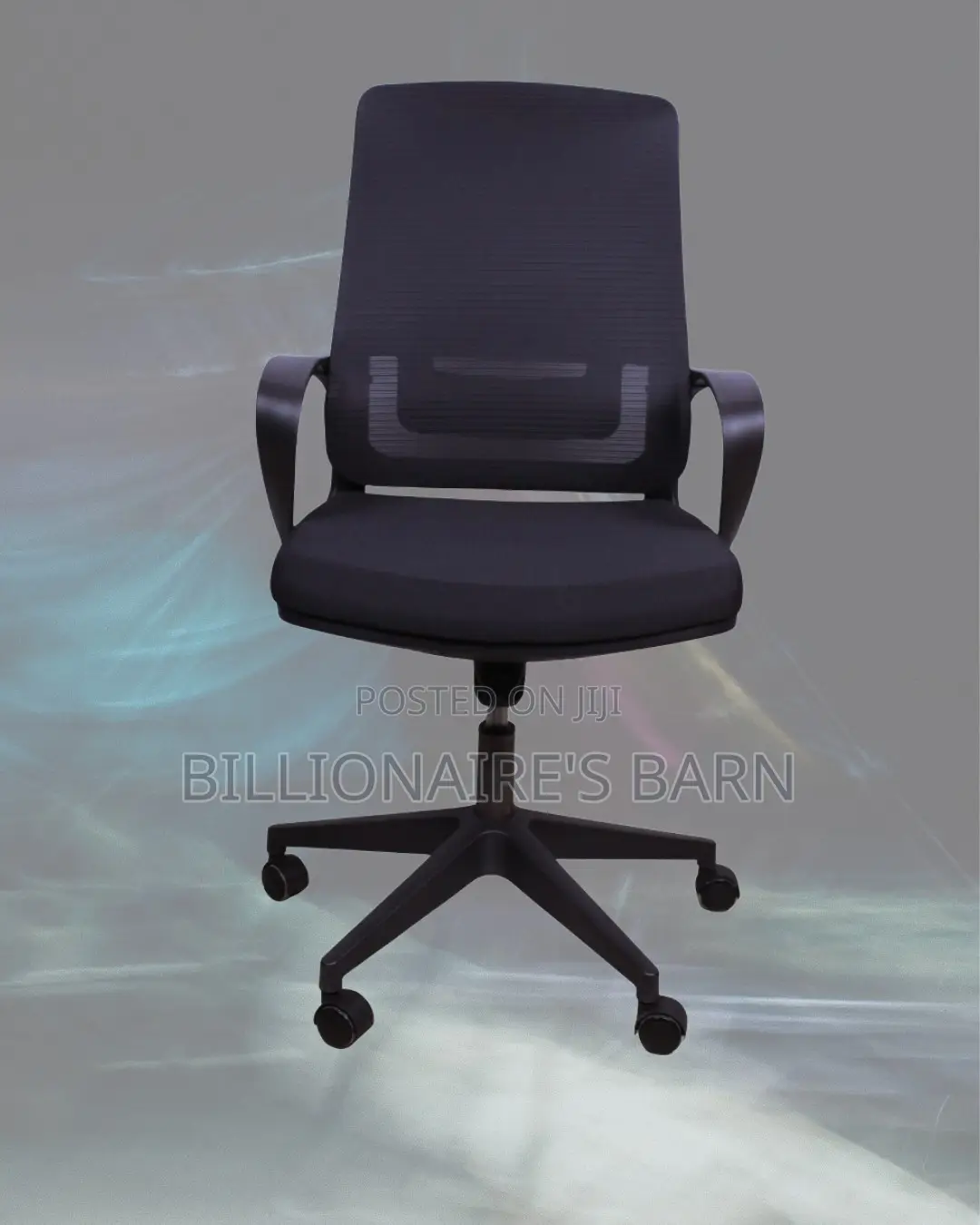 Black Ergonomic Mesh Office Chair | High-Back Mesh Backrest