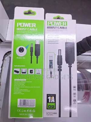 Power Cable Usb to Pin Boost Cable 5v to 12v 1a
