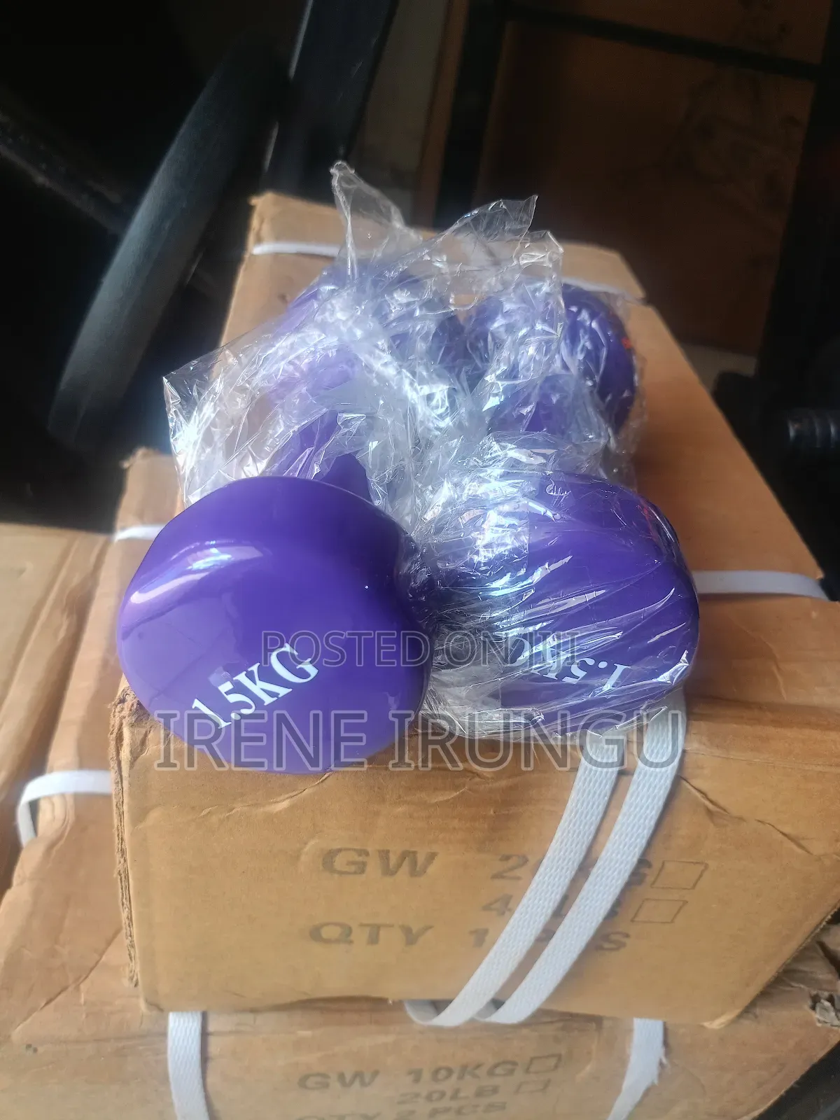 Purple /1.5kg Pair Dumbbell