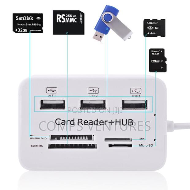 Multifunctional Usb 3.0/3.1 Hub+Card Reader - thumbnail 2