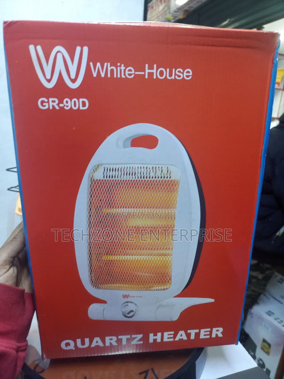 White House Gr-90d Quartz Room Heater With Overheating Protection