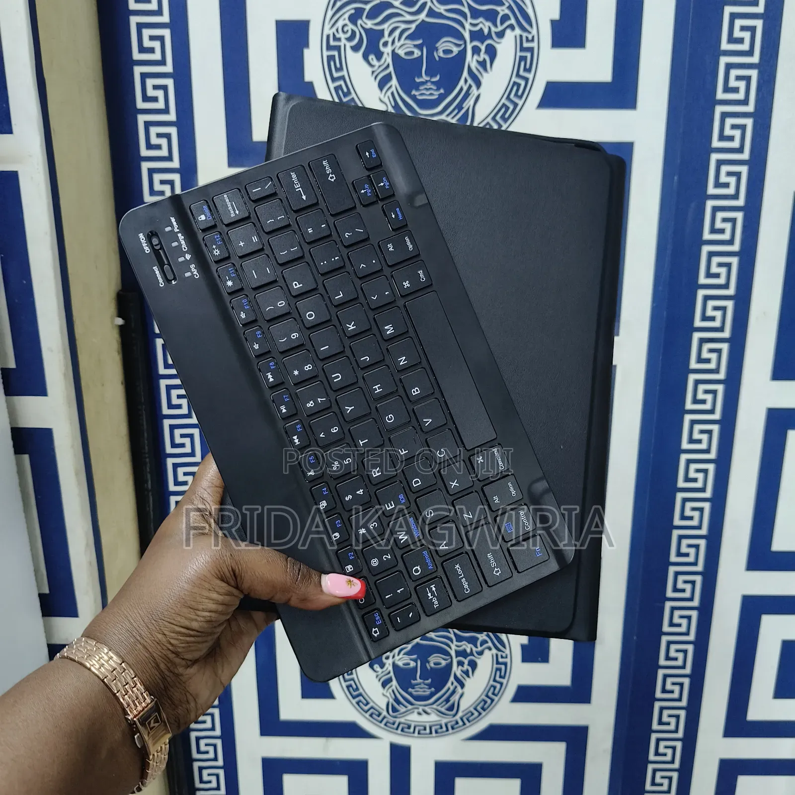 Samsung Galaxy Tab S8 Leather Smart Keyboard Flip Case