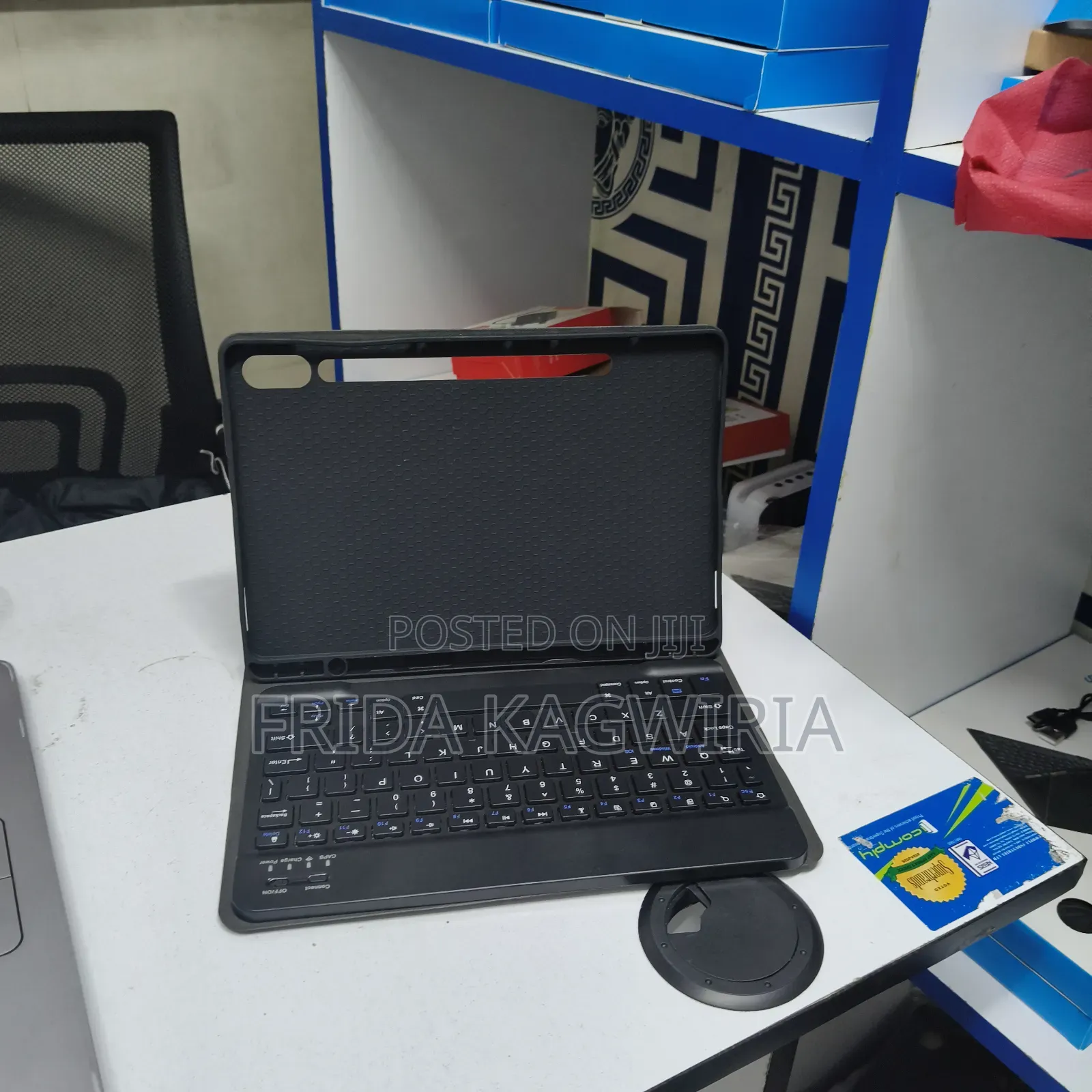 Samsung Galaxy Tab S8 Leather Smart Keyboard Flip Case