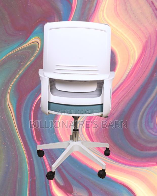 White Ergonomic Mesh Office Chair | Minimal Lumbar Support