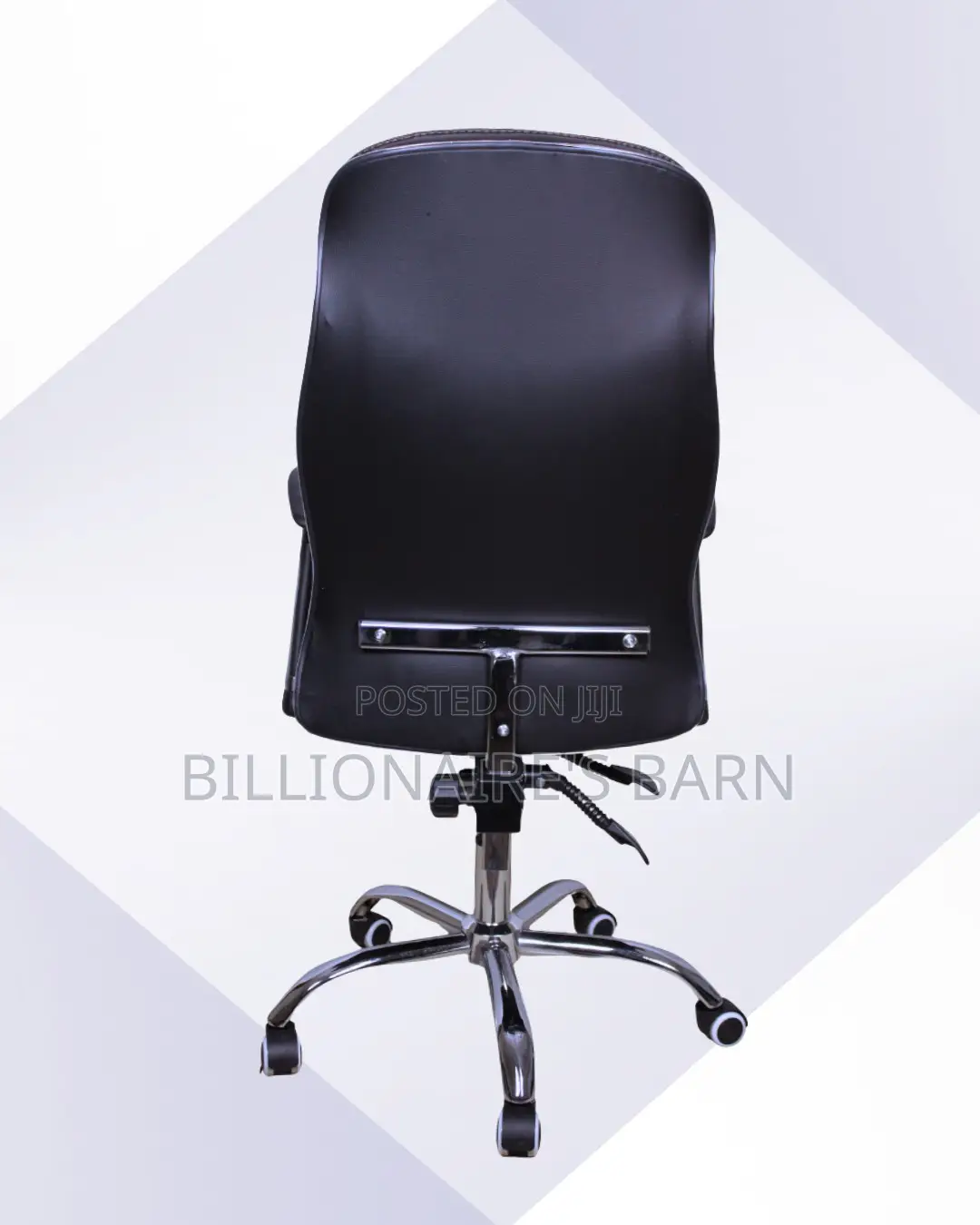 Executive Leather Office Chair | Orthopedic Nylon Castors