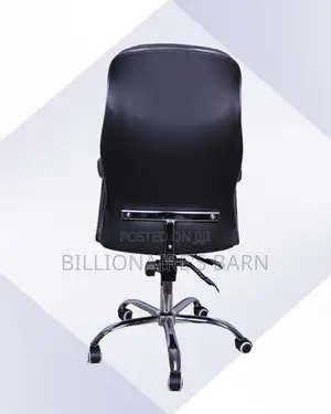 Executive Leather Office Chair | Orthopedic Nylon Castors