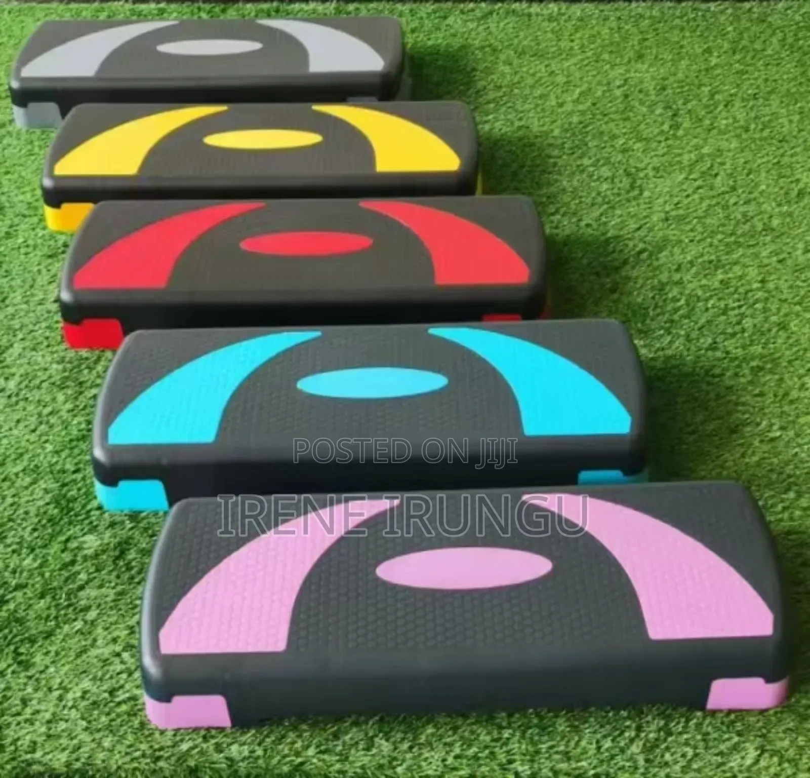 Coloured Adjustable Steps.