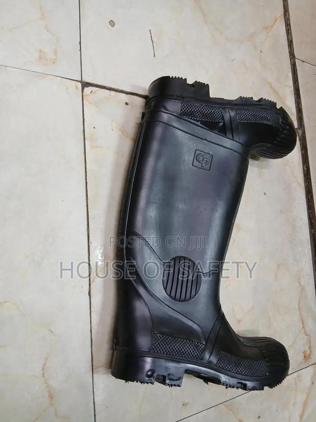 High Standard Black Safety Gumboots for Safety Boots - thumbnail 2