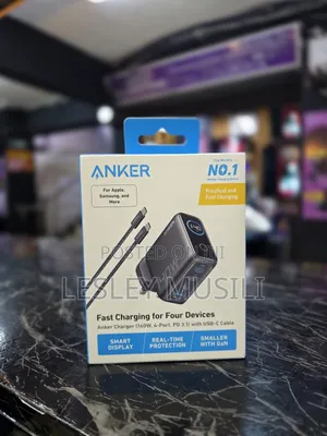 Anker Laptop Charger, 140w Max Usb C Charger, 4-Port Multi-Device