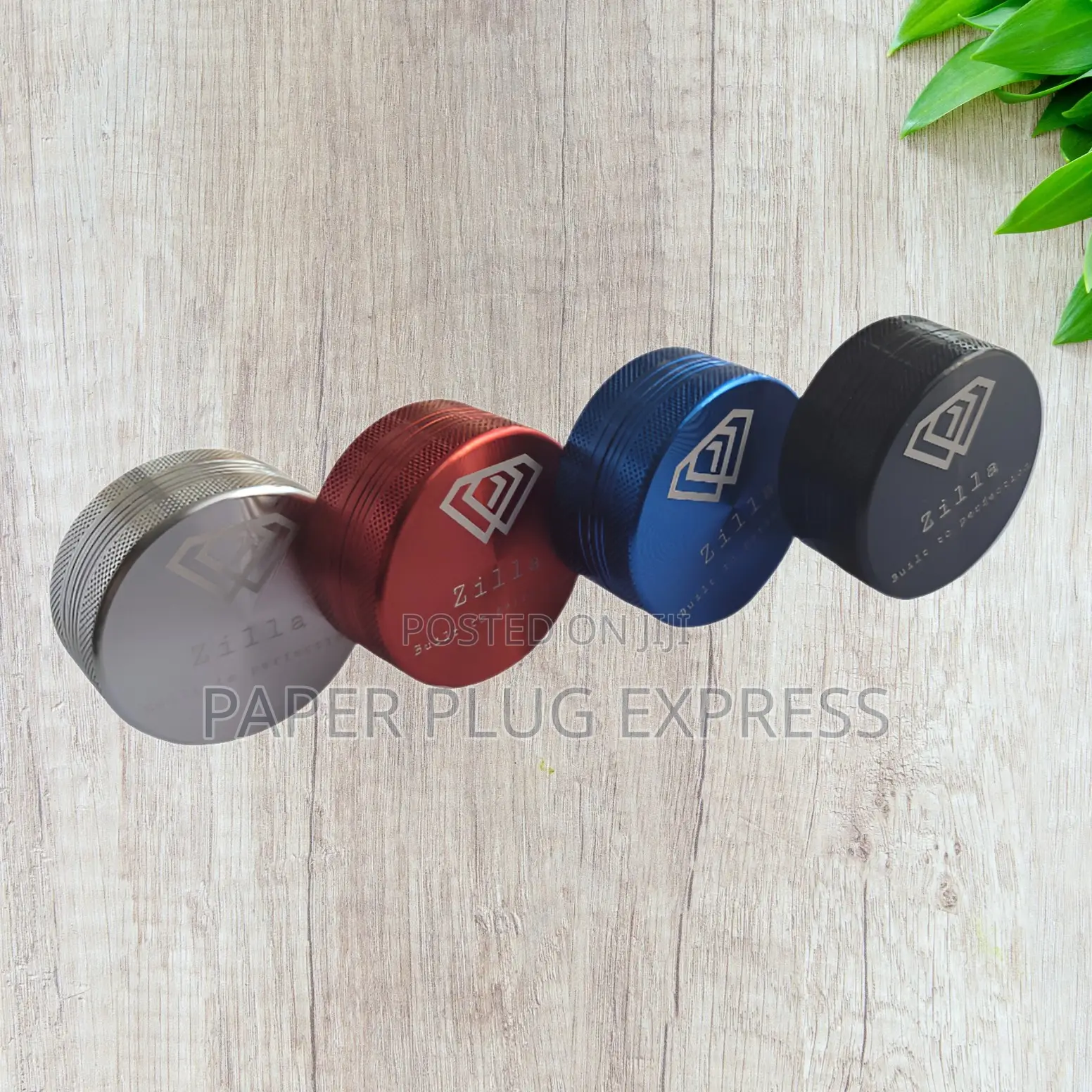 Zilla Aluminium 55mm Small Size Metallic Herb Grinder (2 Part/Layer)