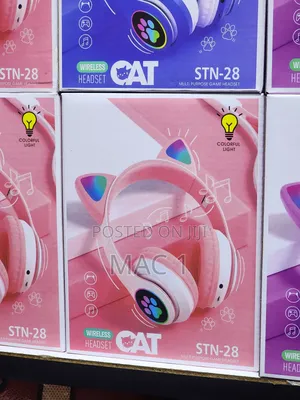 Kids Headphones Cat Ear Very Beautiful and Quality