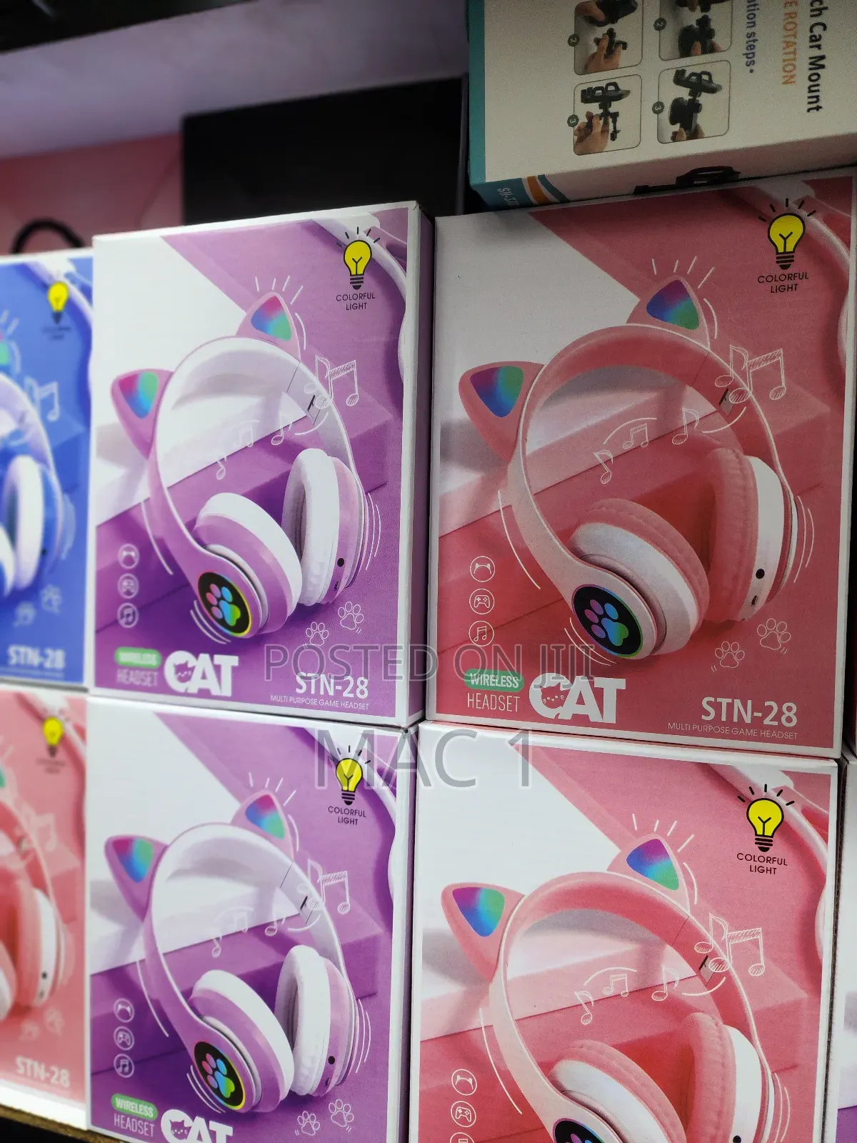 Kids Headphones Cat Ear Very Beautiful and Quality