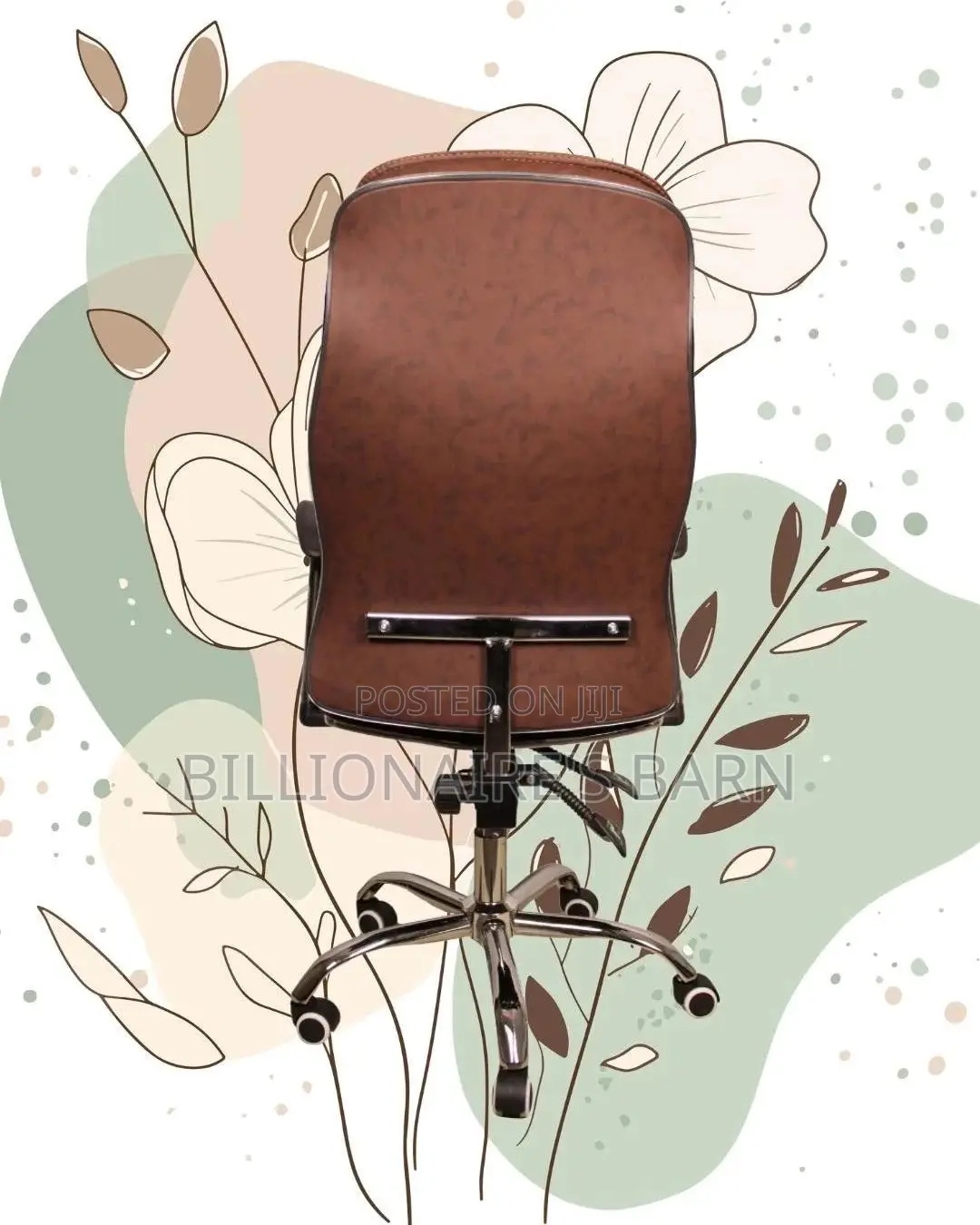 Ergonomic Executive Leather Chair (Supportive) — Restocked!