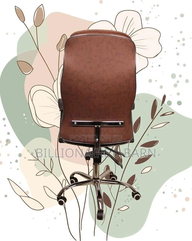 Ergonomic Executive Leather Chair (Supportive) — Restocked! - thumbnail 4