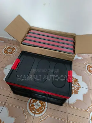 Heavy Duty Plastic Boot Organizer Box 56l( Size 53cm X 36cm X 29cm)