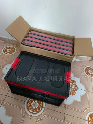 Universal Plastic Car Boot Storage Organizer 56l, 53cm X 36cm X 29cm