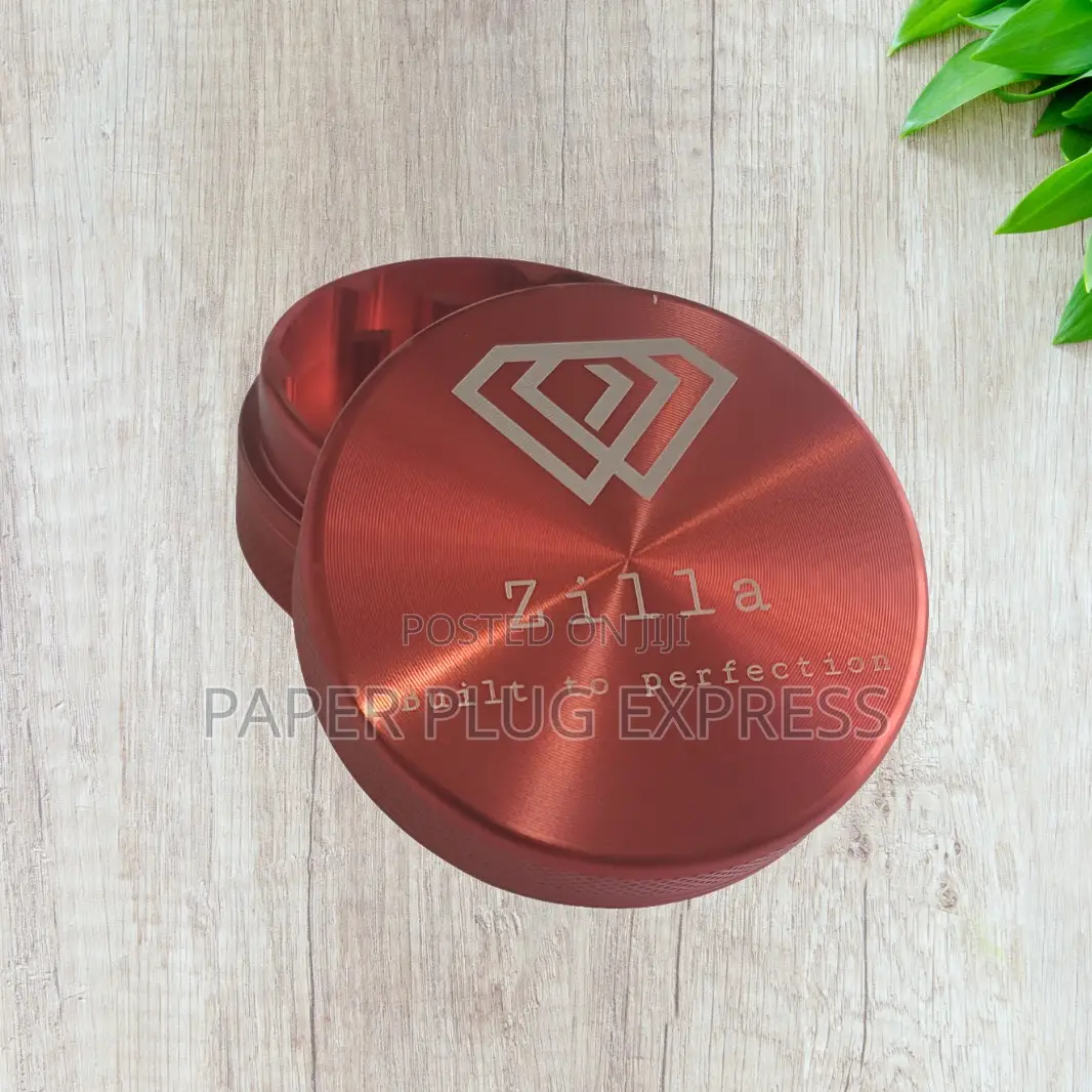 Zilla Aluminium 55mm Small Size Metallic Herb Grinder (2 Part/Layer)