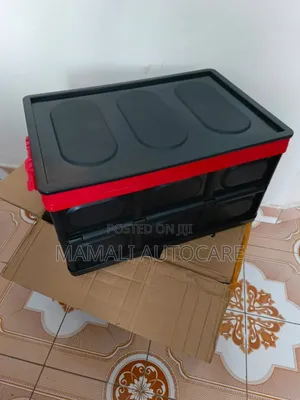 Spacious Plastic Car Boot Organizer 56l(53cm X 36cm X 29cm)
