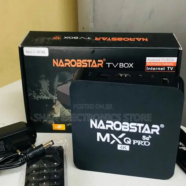 MXQ Narobstar, Pro Support 8gb Ram + 128gb Rom Smart Android Tv Box