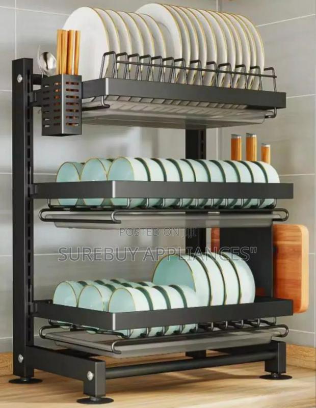 3 Layer Dishrack Black Advanced Original Legit Size - main view