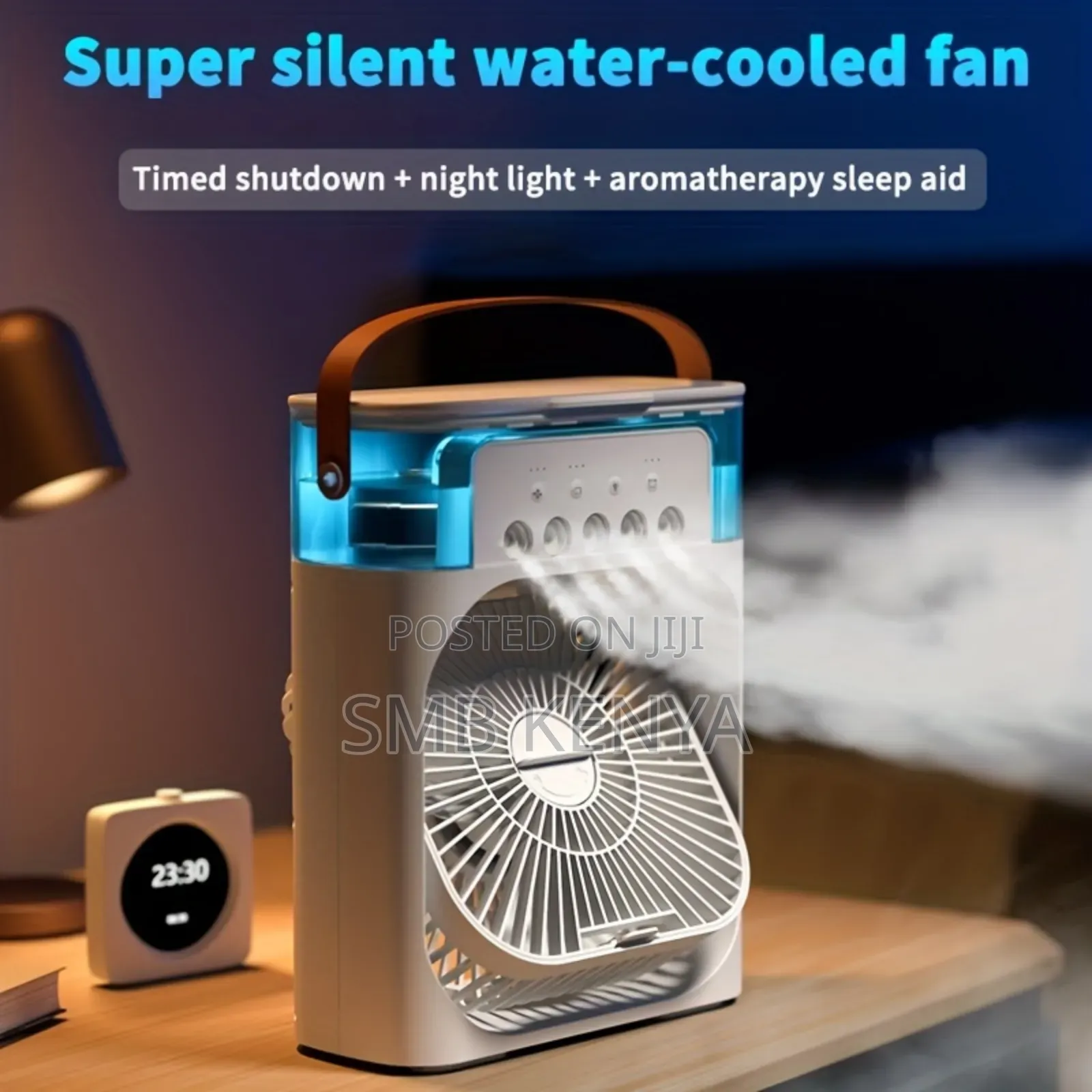 Portable 3 In 1 Fan Air Conditioner With Led Light