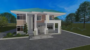 Three Bedroom and Four Bedroom Designs Hiden Roof and Hip Roof