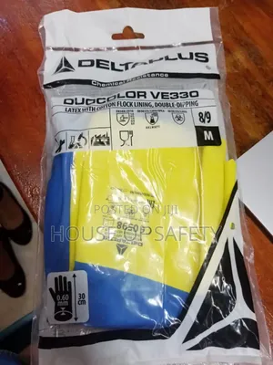 Duo Colors Safety Gloves