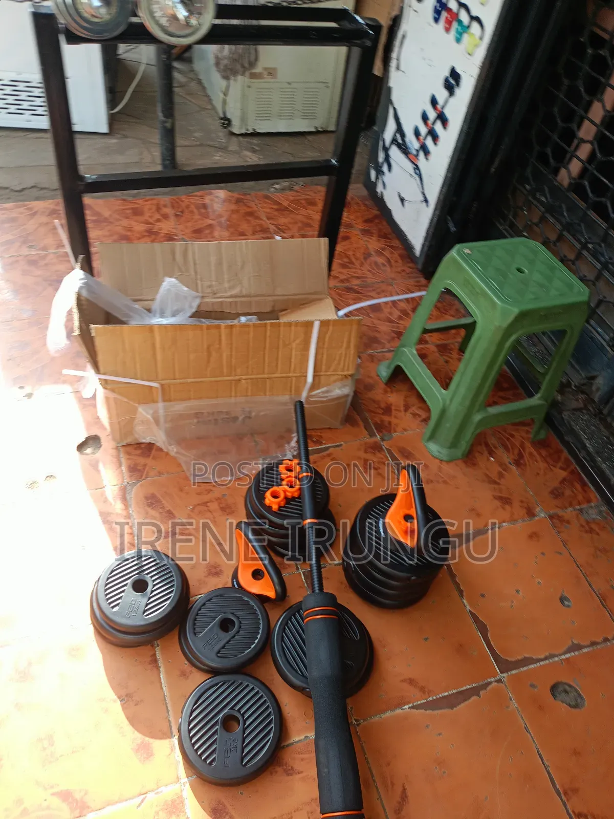 30kgs Dumbbells/ Kettlebell Exercise Set