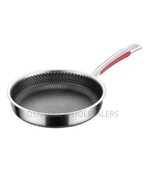 28cm Non-Stick Honeycomb Stainless Steel Frying Pan