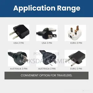 Uk/Us/Europe 3 Pin Plug Power Converter Travel Adapter Universal