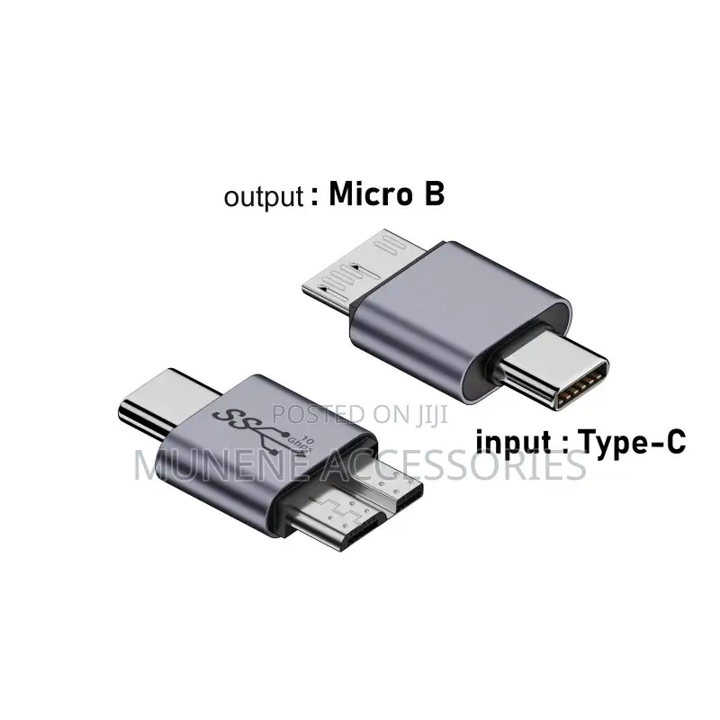 Usb to Microb Male Adapter Usb C Male to Microb Adapter